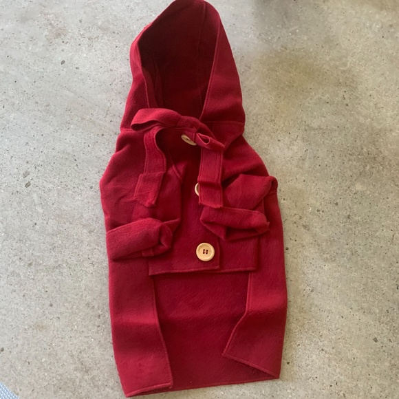 Dog Pet Jacket Coat Size Small Medium Red - Picture 3 of 4